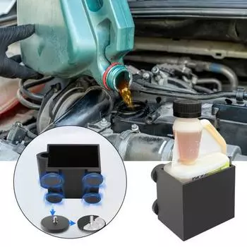 1/2Pcs Magnetic Diesel Additive Holders Easy to Use Car Truck Fuel Treatment Holders Heavy Duty Magnetic Racks 1pc