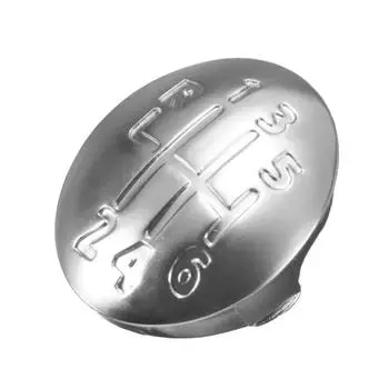 1/2 шт. шт. 5/6 скоростная автомобильная ручка переключения передач крышка рычага головки для Clio Megane Scenic Twingo хромированная машина