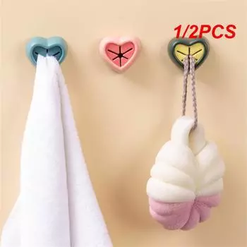 1/2PCS Towel Plug Holder Waterproof Self Adhesive Kitchen Rag Washing Cloth Kitchen Accessories Newest Kitchen Storage Hooks