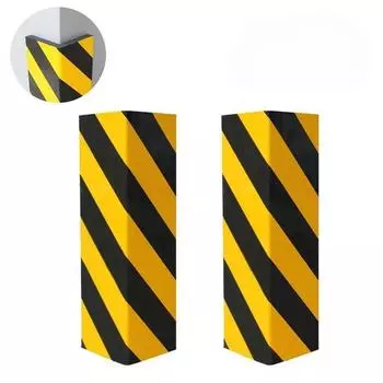 1/2шт автомобильный пенопластовый предупреждающий знак бампер дверь защита внешняя антиадгезионная защита для парковки гаража