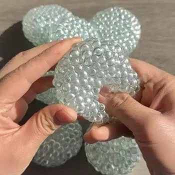 1/2шт декомпрессионная игрушка TPR материал сжимать сенсорные шарики снятие тревоги стресс бесшумные портативные стресс-мячи