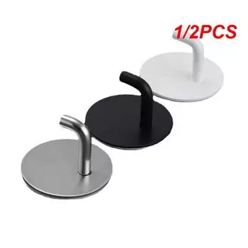 1/2шт настенные крючки ткань нержавеющая сталь простая установка аксессуары для дома пластик прочный и долговечный