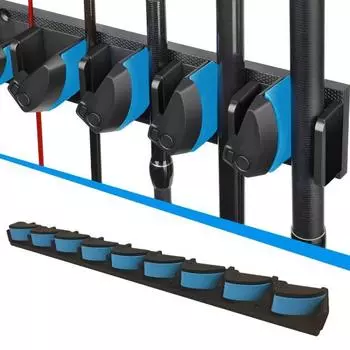 1/2шт настенный вертикальный держатель для удочки прочный несущий простой монтаж 1pc