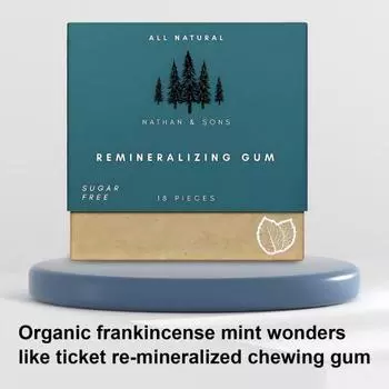 1/2шт. Реминерализующая жевательная резинка натуральная без сахара профилактика кариеса реминерализация портативная детская 1pc