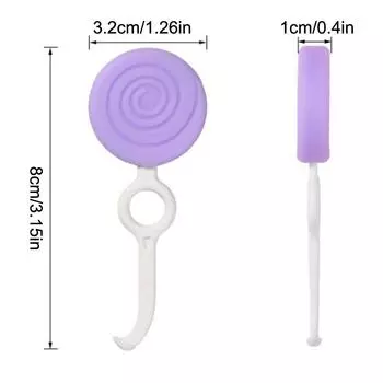 1/2шт силиконовые зубные палочки для выравнивания прикуса жевательные конфеты для выравнивания прикуса предотвращают искажение лица в форме леденца Original flavor,2pcs