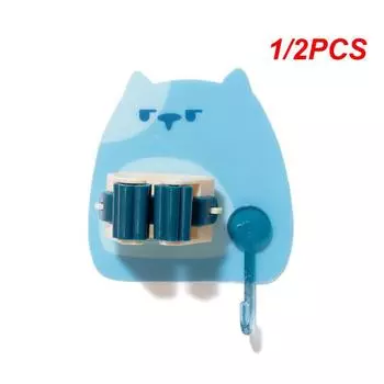 1/2шт стойки для метел экономия места без проколов Bubble Bear чистящие инструменты органайзер мультфильм бесшовный кухонный инструмент крючок для ванной комнаты