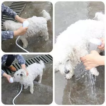 1,30 м пластиковая насадка для мытья домашних животных, собак, кошек, насадка для душа, насадка для купания со шлангом