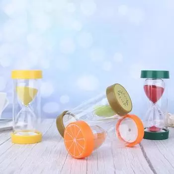1-30 минут Фруктовые песочные часы Детские защитные от падений Чистка зубов Выполнение домашних заданий Мини песочные часы Таймер Офисный рабочий стол Украшения Подарки 1min (6x13cm)