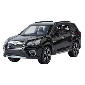 1/30 Subaru Forester SUV литая модель автомобиля литой металлический внедорожник модель автомобиля имитация звука и света детская игрушка подарок синий