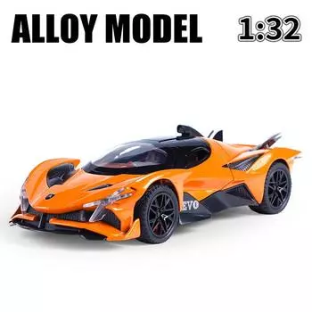 1:32 Apollo Project EVO модель из сплава, игрушечный автомобиль, литье под давлением, литье под давлением, звук и свет, автомобильные игрушки для детей, автомобиль