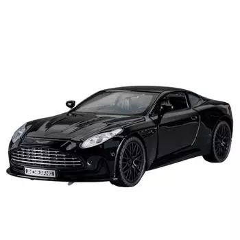 1/32 Aston Martin DB12 GT Volante Supercar Модель легкосплавного автомобиля Звук и свет Детская игрушка Коллекционные предметы Подарок на день рождения синий