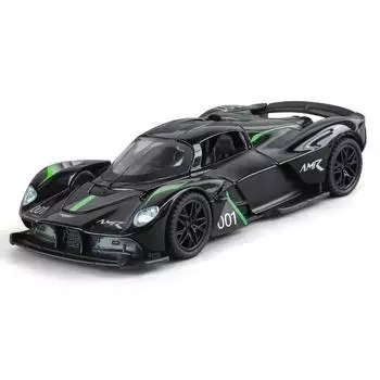 1/32 Aston Martin Valkyrie AMR 001 Суперкар Литой Металлический Сплав Модель Автомобиля Бутик Декоративные Взрослые Коллекционные Подарки Праздничные
