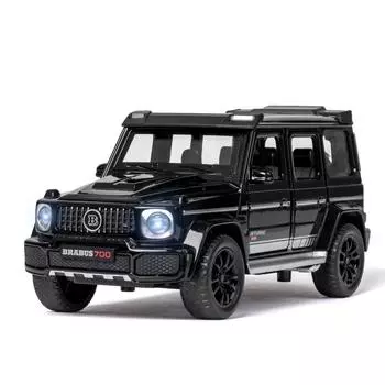 1/32 BENZ G700 литой автомобиль модель имитационная игрушка литой транспорт внедорожный внедорожник со звуком и светом коллекционный детский подарок 111 чёрный