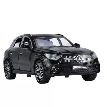 1/32 Benz GLC 400e SUV Модель автомобиля из литого металла Игрушечные транспортные средства Модель автомобиля Высокая имитация Звук и свет Коллекция Детский подарок