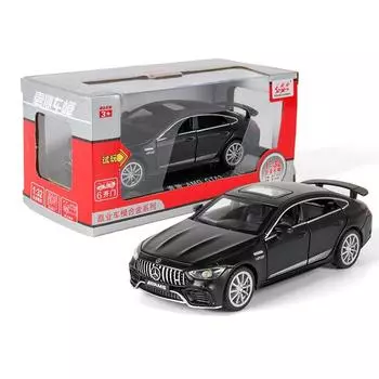 1/32 Benz GT63 литая модель автомобиля игрушечная имитация машин 6 дверей может открываться обучающая спортивная машинка игрушки для детей подарки мальчик синий