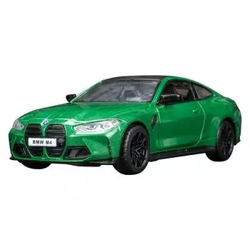 1/32 BMW M4 IM Supercar Модель легкосплавного автомобиля с инерционным механизмом, звуком и светом, детская подарочная коллекция, литая игрушечная модель