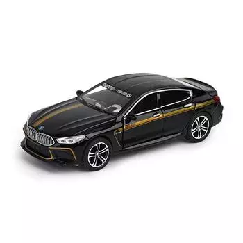 1/32 BMW M8 литой под давлением сплав модель автомобиля спортивный Gran Coupe M8 коллекционные машинки игрушка подарок на день рождения мальчик бесплатная доставка