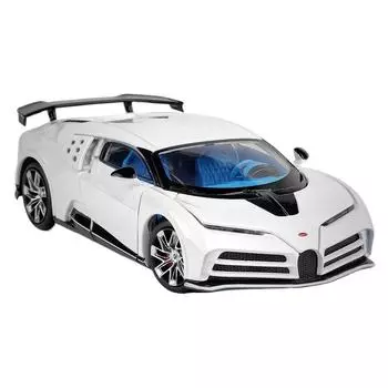 1/32 Bugatti EB110 Centodieci литая модель автомобиля игрушечные транспортные средства амортизатор звук и свет коллекция игрушечных автомобилей подарок белый