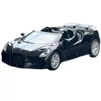 1/32 Bugatti Mistral W16 сплав модель спортивного автомобиля литая металлическая игрушка гоночная модель автомобиля имитация звука и света детская игрушка подарок