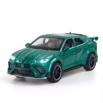 1/32 Детская модель автомобиля с откидной спинкой, украшения, имитация автомобиля из сплава со звуковым светом для детской коллекции