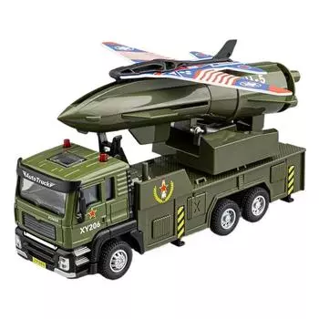 1/32 Drone Launch Drone Toy Военная модель автомобиля Изготовлена из литого сплава, Свет и звук, Растягивается, Высокая модель игрушки, праздничный подарок 1/32-Size:19.5*7*10cm зелёный