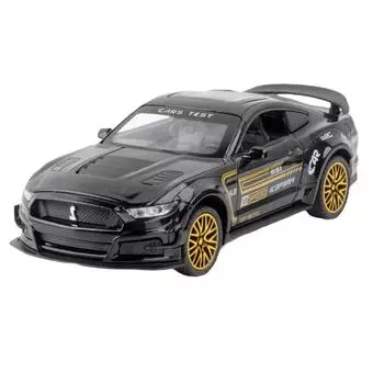 1/32 Ford Mustang Shelby GT500 литой спортивный автомобиль модель литой игрушечный транспорт металлический автомобиль модель имитационная коллекция детский подарок