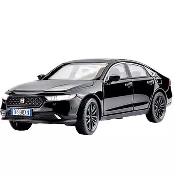 1/32 Honda Accord Alloy Muscle Car Модель Звук и Свет Инерционный Детская Игрушка Коллекционные Изделия Подарок На День Рождения белый