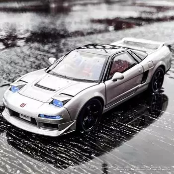 1:32 Honda Acura NSX NA1 Supercar Racing Sports Couple Alloy Metal Diecast Model Car Sound & Light Collection Simulation Gifts красный