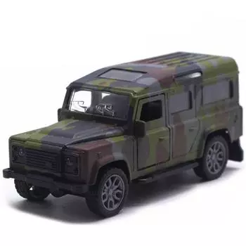 1/32 камуфляжная модель грузовика, светодиодная музыка, внедорожник, детская игрушка, идеальная детская интеллектуальная игрушка в подарок 1/32:12.5*4.6*5cm,City камуфляжный