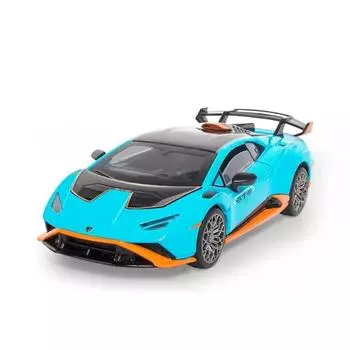 1/32 Lambos Huracan STO литая модель игрушечного автомобиля литые металлические литые игрушки для детей автомобиль со звуком и светом синий