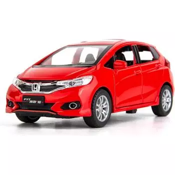 1/32 Литье под давлением сплава, подходящая для модели автомобиля, игрушечный автомобиль, рулевое управление на переднем колесе, свет и звук, открытая дверь для детского подарка, детский подарок на день рождения 1/32-Size:16*7.5*5.1cm красный