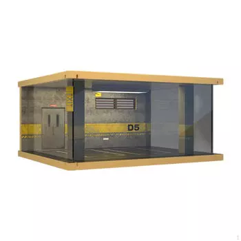 1/32 литой автомобильный витринный шкаф с парковкой, защита сцены, 1/32 декорации диорама лот Style A