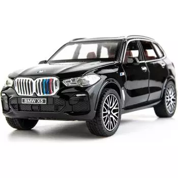 1/32 масштаб BMW X5, модель внедорожника, игрушечный автомобиль, игрушечный автомобиль из цинкового сплава со звуком и светом для детей, подарок для мальчиков и девочек 1/32-Size:16.4*6.8*6cm белый