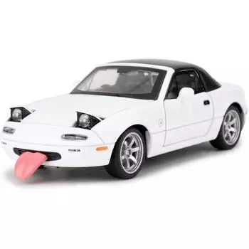 1/32 Mazda MX-5 Alloy Model Car Toy with Pullback,Removable Top,Blinking Lights with Sound and Bright Lights, Collectible Grade Gift for Kids (Red) синий