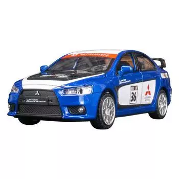 1/32 Mitsubishis Lancer Evolution литая модель гоночного автомобиля из металла игрушечная модель автомобиля имитационная коллекция детский подарок