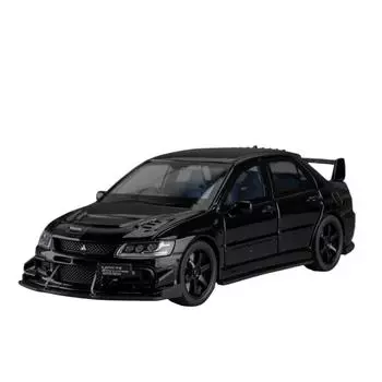 1/32 Mitsubishis Lancer Evolution литая модель спортивного автомобиля из металла гоночные машины модель автомобиля звук и свет детские игрушки подарок белый