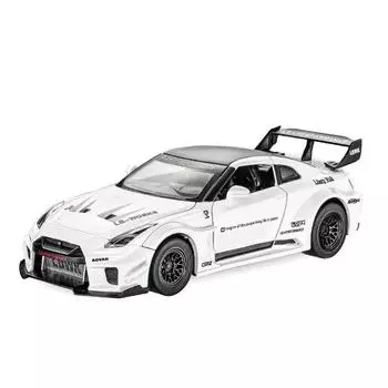 1/32 Nissan GTR CSR2 Skyline Ares литой автомобиль модель игрушечный транспорт металлический игрушечный транспорт с высокой имитацией инерционный механизм коллекция детские игрушки подарок