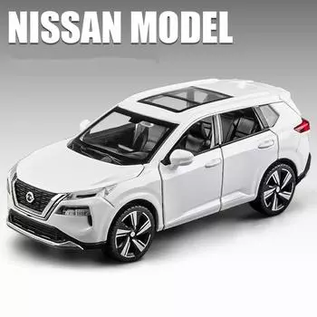 1/32 Nissan X-TRAIL SUV Модель автомобиля из литого металла Внедорожники Модель автомобиля Звук и свет Моделирование Детские игрушки Подарки