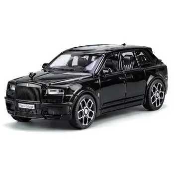 1/32 Rolls Royce Cullinan SUV Модель автомобиля Игрушки Литые сплавы Моделирование транспортных средств Звук Свет Машины Игрушки для мальчиков Детские коллекции
