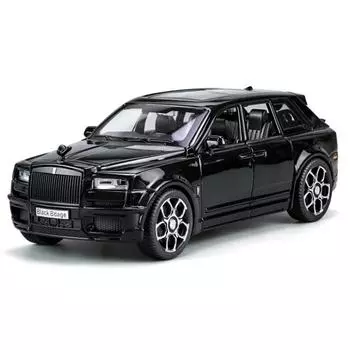 1/32 Rolls Royce Cullinan SUV сплав роскошная модель автомобиля литая металлическая игрушечная машинка транспортные средства модель имитация звук и свет детский подарок