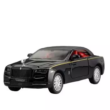 1/32 Rolls Royce Dawn литой металлический автомобиль модель со звуком и светом игрушка коллекционная витрина украшение для дома подарок для детей
