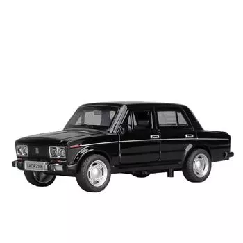 1/32 Русская LADA 2106 литые модели машин игрушечные литые металлические литые музыкальные световые игрушки для детей транспортное средство белый