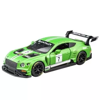 1/32 сплав мини-модель автомобиля Bentley GT3 металлическая игрушка литая и игрушечная техника инерционные детские игрушечные машинки для детей мальчик автомобиль подарок