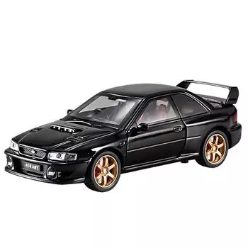 1/32 Subaru Impreza WRX STI Alloy Sports Car Model Diecasts Metal Racing Car Vehicles Model Sound Light Simulation Kids Toy Gift чёрный