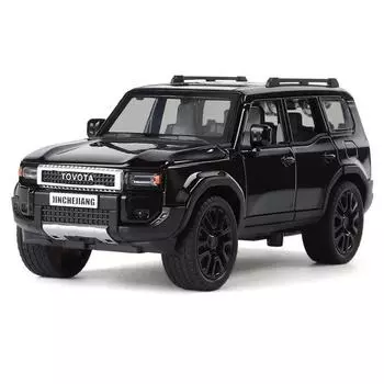 1/32 Toyota 2024 PRADO Land Cruiser литая модель автомобиля внедорожная игрушка из металла 1/32-Size:15.3*6.5*6cm