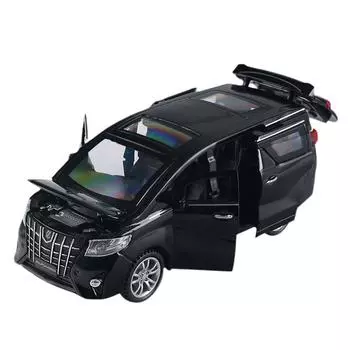 1/32 Toyota ALPHARD High Simulation Diecast Metal Alphalyfal модель автомобиля со звуком и светом и инерционным механизмом Коллекция детских игрушек Подарки X3