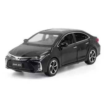 1/32 Toyota Corolla гибридная игрушечная машинка для детей литая модель из сплава металла миниатюрная модель инерционный механизм со звуком и светом коллекция подарок ребенку