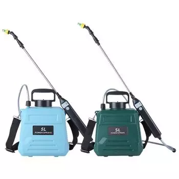 1,35 галлона опрыскиватель с питанием от аккумулятора Электрический опрыскиватель для уборки газонов и садов AU зелёный