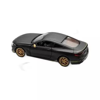 1:35 литой черный гоночный автомобиль BMW M850i с открытой дверью Huili детская игрушка для мужчин чёрный