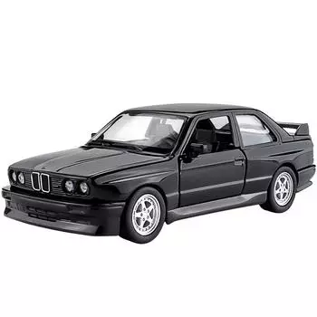 1/36 BMW M3 игрушечная модель автомобиля миниатюрная классическая свободные колеса инерционный литой сплав коллекция подарок для детей мальчик ребенок белый